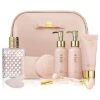 Luxury Enchanted Rose Bath & Body Beauty Kit With Leather Bag, Jade Roller & More Women 2 Luxury Enchanted Rose Bath & Body Beauty Kit With Leather Bag, Jade Roller & More Women -Care Products 1111453596 RLLD 1