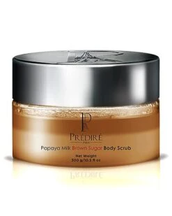 10.5oz Papaya Milk Brown Sugar Body Scrub Women