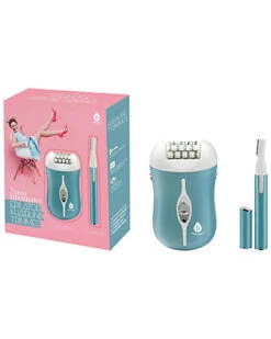 2-Speed Rechargeable Epilator & Hairline Trimmer Kit Women