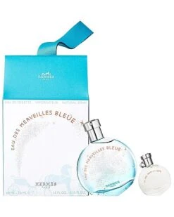 Hermès Women's Eau Des Merveilles Bleue 2pc Set (Authentic Pre-Owned)