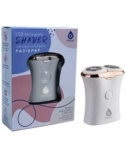 White Rechargeable USB Shaver Women