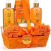 Home Orange & Mango Spa Gift Basket, 7pc Bath And Body Care Women -Care Products 3050263254 RLLD 1