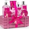 Gift Baskets For Women Home Spa Gift Set, Body Care In Flower Dandelion -Care Products 3050263258 RLLD 1