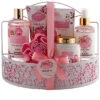 Home Wild Rose & Raspberry Leaf Scent Spa Gift Basket With Shower Caddy Women -Care Products 3050743589 RLLD 1