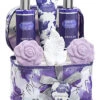 Bath & Body Gift Set - Lavender & Jasmine Home Spa Set With Cosmetic Bag Women -Care Products 3050743599 RLLD 1