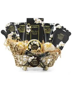 Luxury Spa Bath Set With Hand & Foot Lotion Masks- White Orchid Home Spa Women