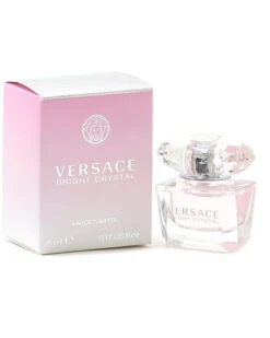 Mini Versace Bright Crystal Ladies 0.17oz Eau De Toilette Spray Women