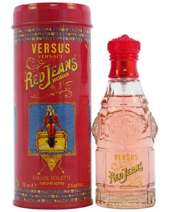 Versace 2.5oz Versus Red Jeans Eau De Toilette Spray Women